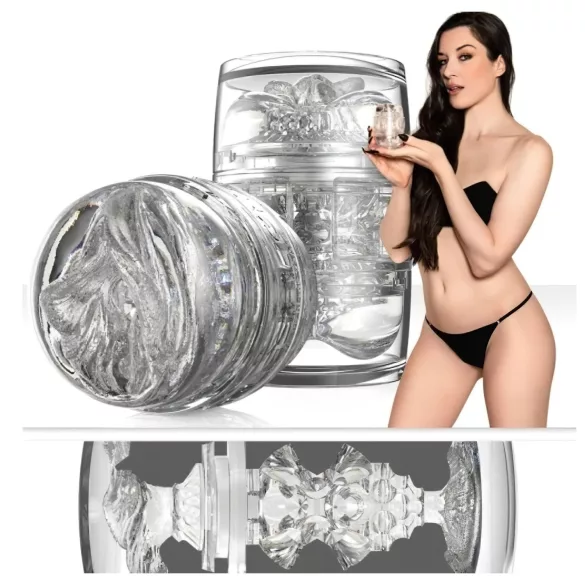 Fleshlight Quickshot Stoya - rese-onanihylsa (genomskinlig)