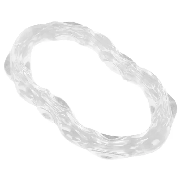 Beau Coeur Parinor - penisring och pungring - transparent silikon