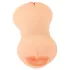 Nature Skin - vagina- och munmasturbator (naturfärg)