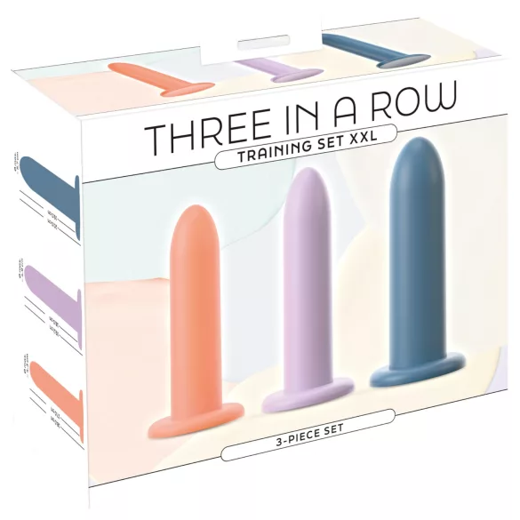 You2Toys - Three in a Row - dildo-träningsset - 3 st (färgglada)