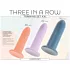 You2Toys - Three in a Row - dildo-träningsset - 3 st (färgglada)