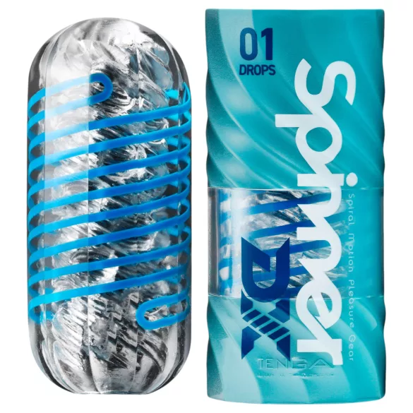 TENGA Spinner DX - masturbator (genomskinlig)