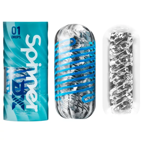 TENGA Spinner DX - masturbator (genomskinlig)