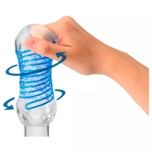 TENGA Spinner DX - masturbator (genomskinlig)