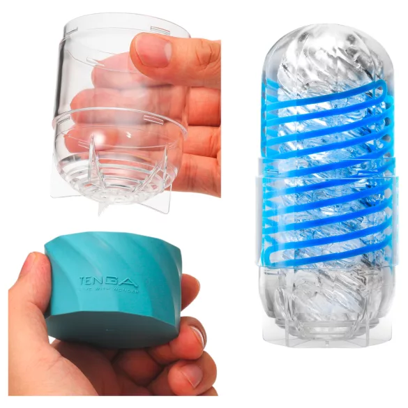 TENGA Spinner DX - masturbator (genomskinlig)