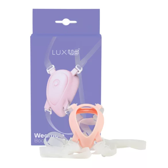 Lyx - justerbar sele för klitorisstimulator (vit)