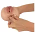 Realistixxx Real Stroker - realistisk vagina- och analmasturbator (hudfärgad)
