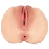 Realistixxx Real Stroker - realistisk vagina- och analmasturbator (hudfärgad)