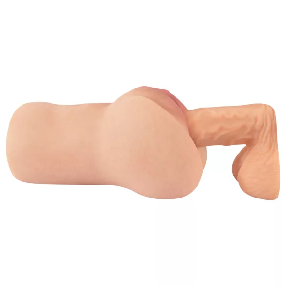Realistixxx Real Stroker - realistisk vagina- och analmasturbator (hudfärgad)