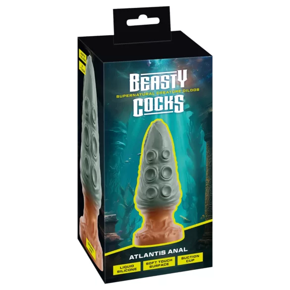 Beasty Cocks Atlantis - analplugg - grön