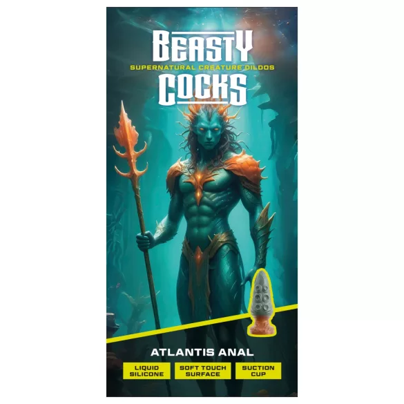 Beasty Cocks Atlantis - analplugg - grön