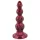 Beasty Cocks - Varulv-Willie dildo med sugkopp - vinröd (21 cm)