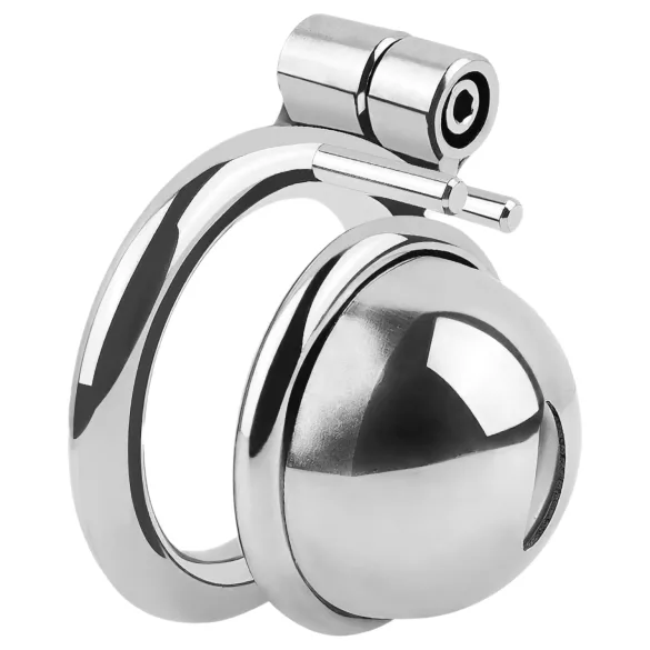 fetish collection - mini penisbur med 3 utbytbara testikelringar (silver)