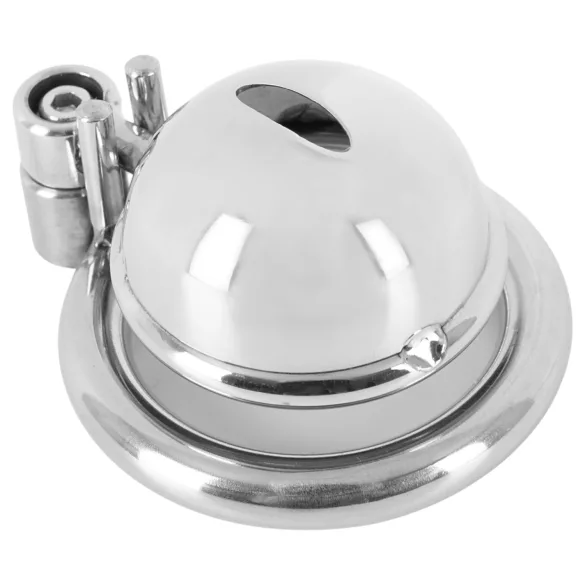 fetish collection - mini penisbur med 3 utbytbara testikelringar (silver)
