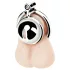 fetish collection - mini penisbur med 3 utbytbara testikelringar (silver)