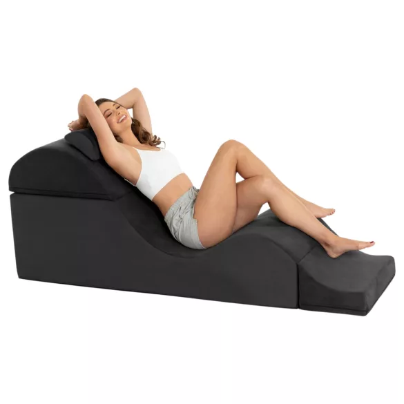 Liberator Aria Flip Chaise - variabel tantramöbel/soffa - 3-delad (svart)