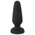 Black Velvets - silikon analplugg med sugkopp (svart) - S
