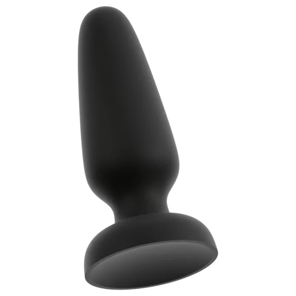 Black Velvets - silikon analplugg med sugkopp (svart) - L