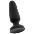 Black Velvets - silikon analplugg med sugkopp (svart) - L