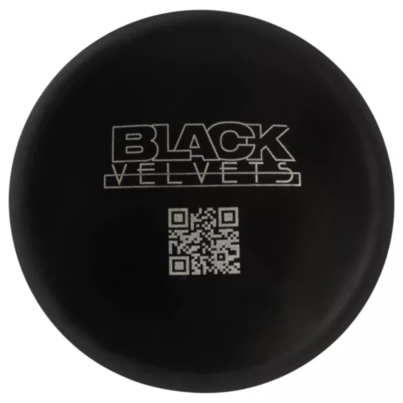 Black Velvets - silikon analplugg med sugkopp (svart) - L