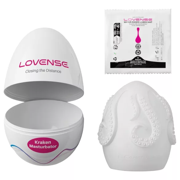 LOVENSE Kraken - masturbationsegg - 1 st (vit)