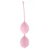 Cuties - dubbelkulig gummiklädd geishakula i silikon (rosa)