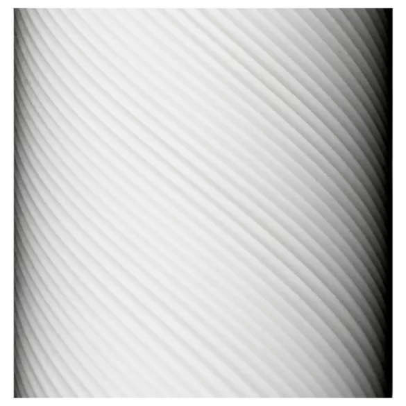 TENGA 3Dx Zen - 3D-mönstrad masturbator (vit)