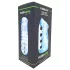 Fleshlight Fleshskins Grip Blue Ice - öppet masturbatorhylsa i båda ändar (blå)