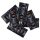 EXS Black - latex kondomer - svart (100 st)