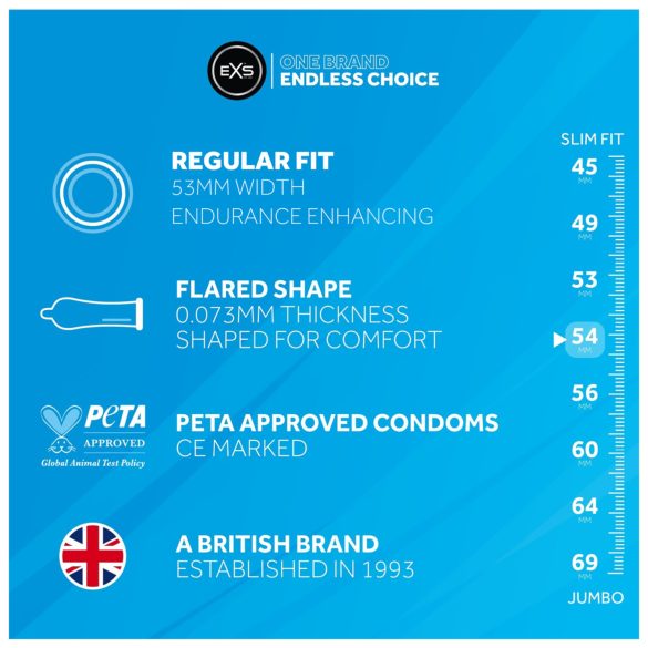 EXS - fördröjningskondom - latex - 12 st