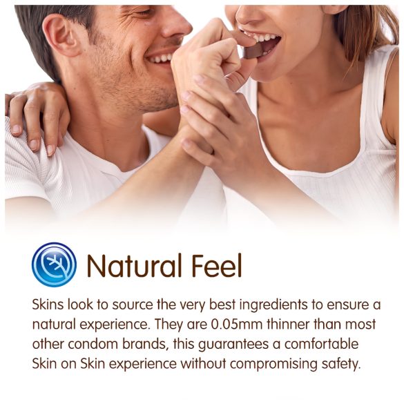 Skins - kondom - chokladsmak - 4 pack