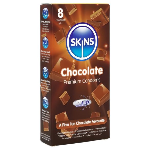 Skins - kondom med chokladsmak - 8 st