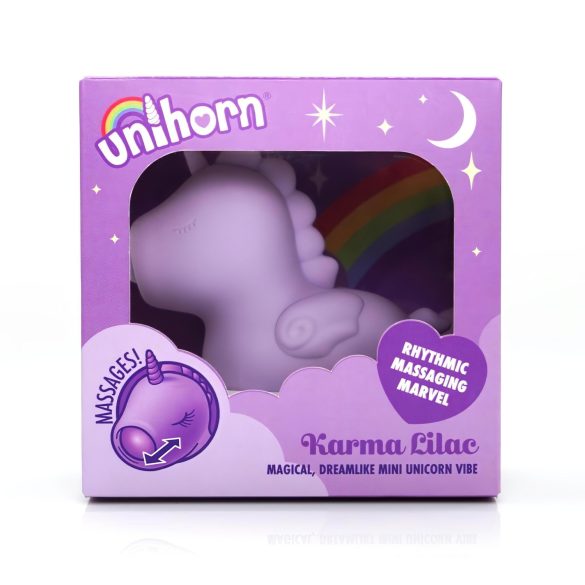 Unihorn Karma - klitorisstimulator med unicorn-design - uppladdningsbar lila