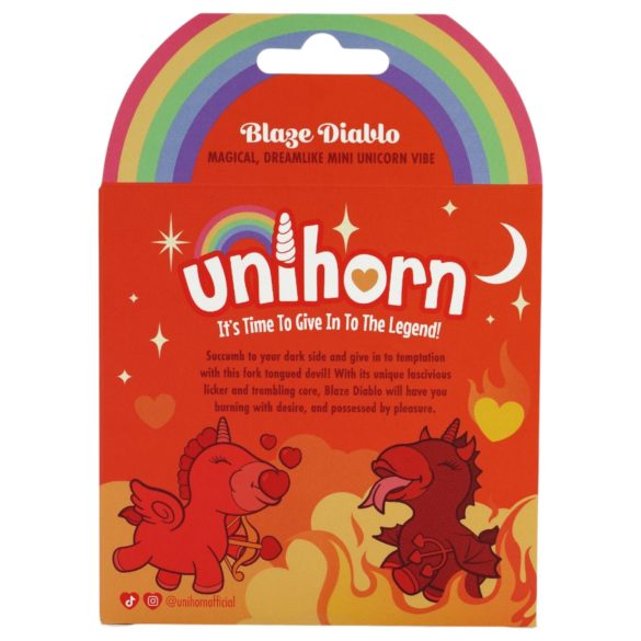 Unihorn Blaze Diablo - klitorisstimulator med unicorn-design - uppladdningsbar