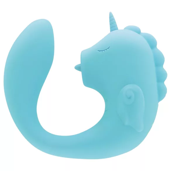 Unihorn C-Horse - G-punkts- och klitorisstimulerande vibrator (turkos)