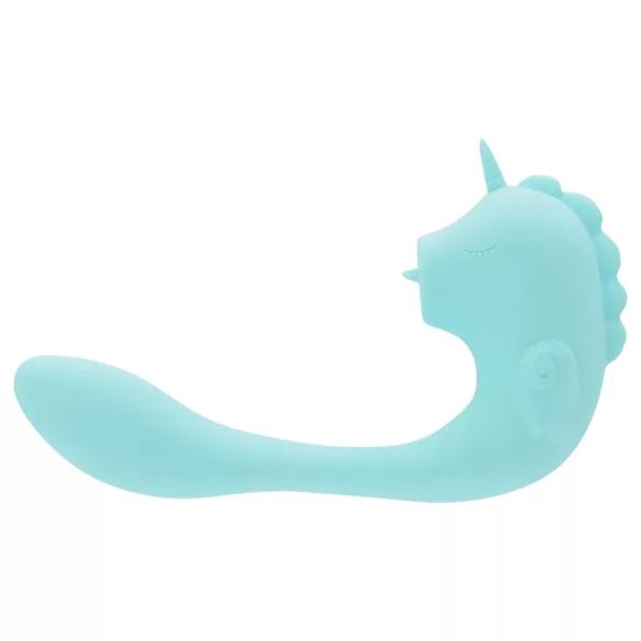 Unihorn C-Horse - G-punkts- och klitorisstimulerande vibrator (turkos)