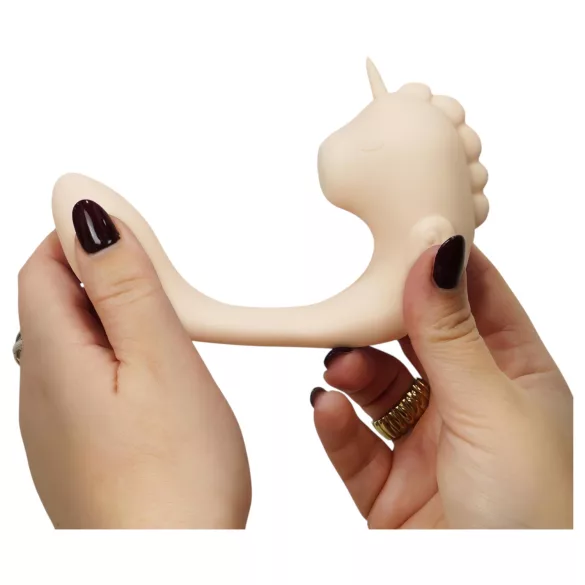Unihorn C-Horse - G-punkts- och klitorisstimulerande vibrator (korall)