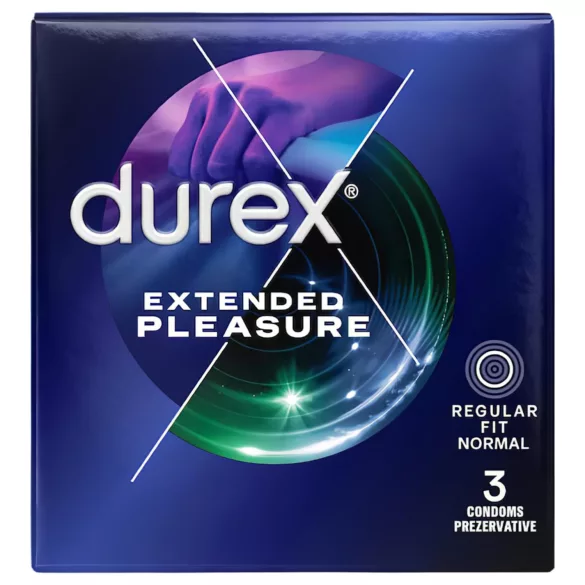 Durex - kondom med fördröjande effekt - 56mm - 3 st