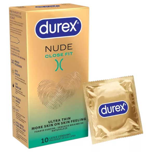 Durex Nude Close Fit - tunna kondomer (10 st)