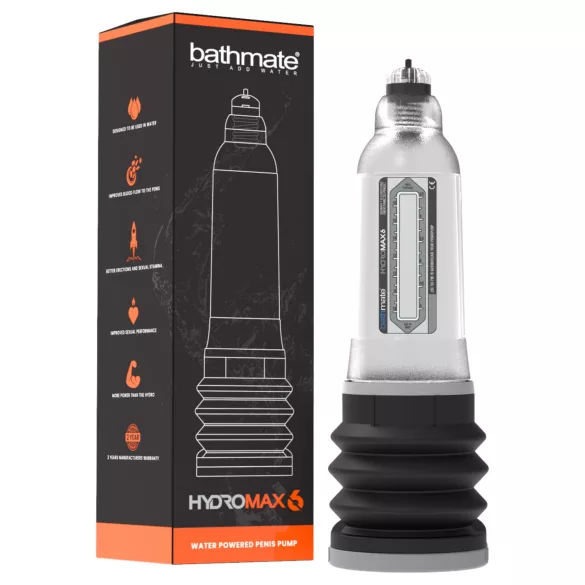 Bathmate Hydromax6 - hydropump (genomskinlig)