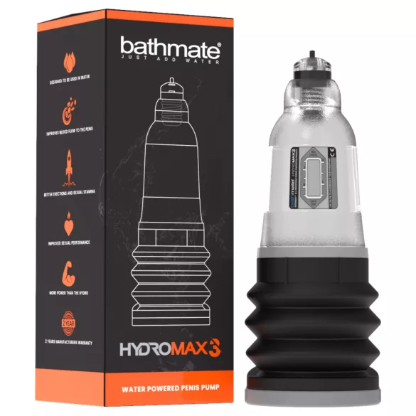 Bathmate Hydromax3 - hydropump (genomskinlig)