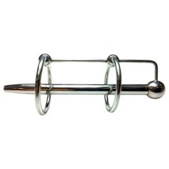 Rouge - rostfritt stål, dubbla ringar dilator (silver)