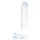 Clarity - dildo med pung - glas - transparent