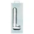 Clarity - dildo med pung - glas - transparent