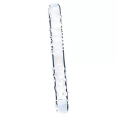 Clarity - dubbeldildo glas - transparent