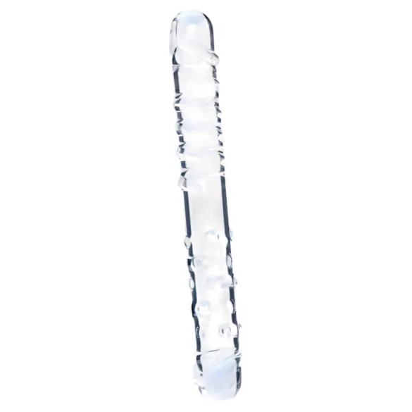 Clarity - dubbeldildo glas - transparent