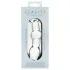 Clarity Utopian Mystique - räfflad analsexleksak i glas (transparent)