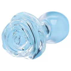 Clarity Utopian Bloom - analplugg i glas (transparent)