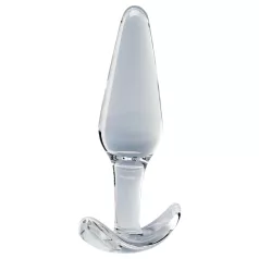 Clarity Utopian Floret - glas-analplugg (genomskinlig)