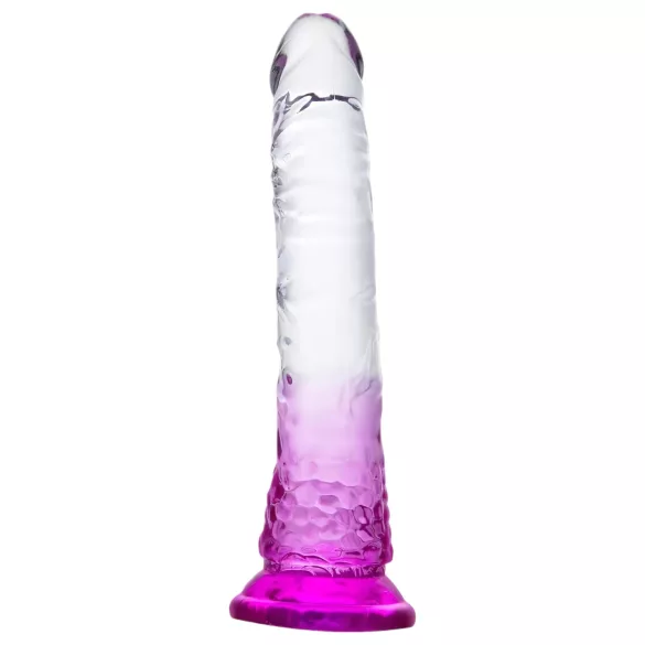 Lonely Lance - dildo med sugpropp - lila transparent